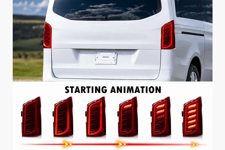 Mercedes Vito/V-class W447 2014- Rückleuchten Dragon (für Vito, 2 Stk) Image