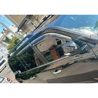 Windabweiser mit Chromleiste (4 Stk, Niken) Toyota Land Cruiser 200 2007-2021 Foto 3