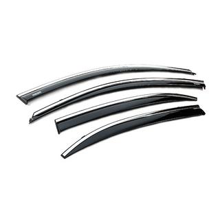 Windabweiser mit Chromleiste (4 Stk, Niken) Chevrolet Malibu 2011-2018 Foto 4