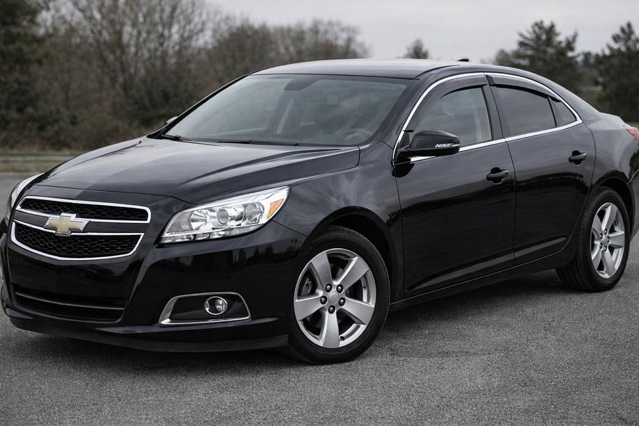 Chevrolet Malibu 2011-2018 Windabweiser mit Chromleiste (4 Stk, Niken) Image