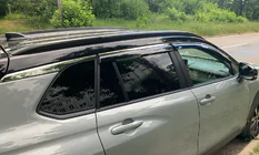 Toyota Corolla Cross 2020- Windabweiser mit Chromleiste (4 Stk, Niken) Foto 9