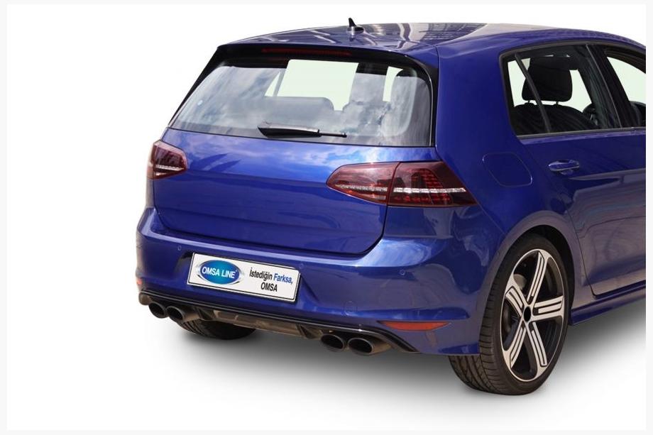Volkswagen Golf 7/E-Golf 2012-2020 Heckspoiler Meliset HB (4-tlg, ABS-Kunststoff) Image