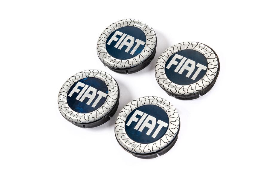 Fiat Felgendeckel V3 49/42.5 mm blau (4 Stk, 46746586) Image