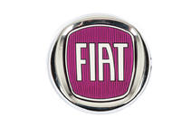 Fiat Emblem (rot V2, selbstklebend) 95 mm Foto 1