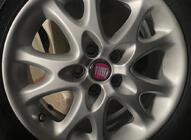 Fiat Felgendeckel V2 49/42.5 mm rot (4 Stk, 0735448759) Foto 1