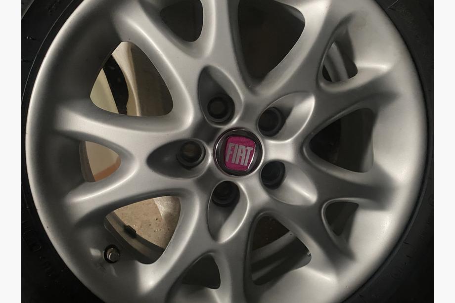 Fiat Felgendeckel V2 49/42.5 mm rot (4 Stk, 0735448759) Image