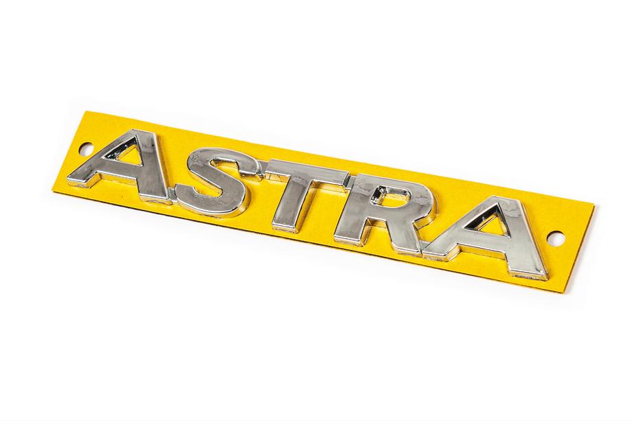 Opel Astra G classic 1998-2012 Schriftzug Astra (133mm x 18mm) Image