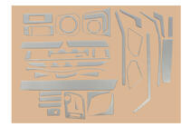 Volkswagen T6 2015-2024 Armaturenbrett Abdeckungen (2020+) Holz Foto 3
