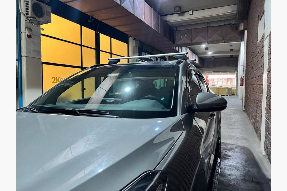 Hyundai Tucson TL 2016-2021 Dachträger für integrierte Reling abschließbar Wizard V2 (2 Stk) 125cm, schwarz Foto 3