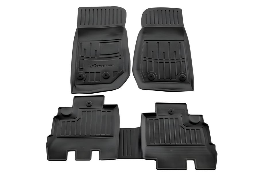 Jeep Wrangler 2007-2017 Stingray 3D Gummimatten (5D, 5 Stk, Polyurethan) Image