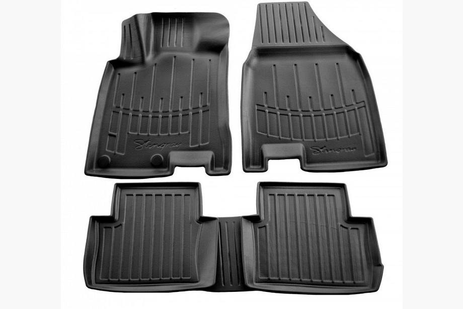 Nissan Qashqai 2007-2010 Stingray 3D Gummimatten (für +2, 5-teilig, Polyurethan) Image