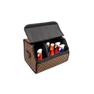 Kofferraum Organizer Tasche ECO (50x30x30, Braun) Foto 2