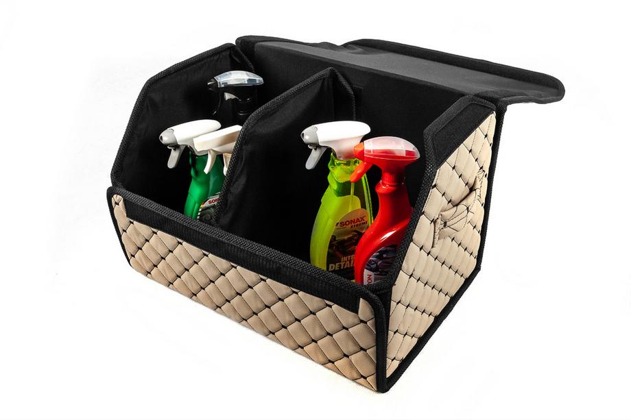 Kofferraum Organizer Tasche ECO (50x30x30, beige) Foto 2