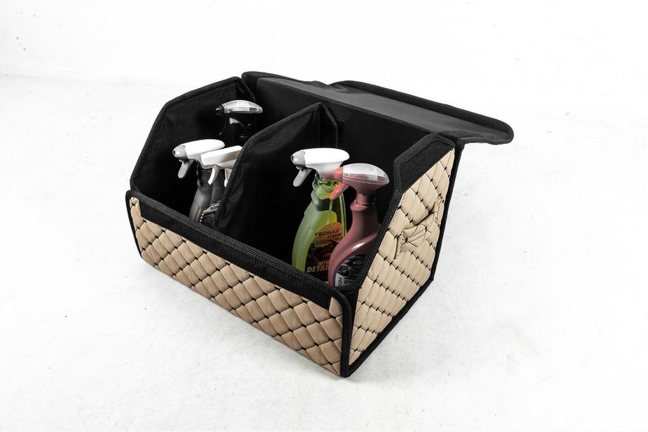 Kofferraum Organizer Tasche ECO (50x30x30, beige) Foto 6