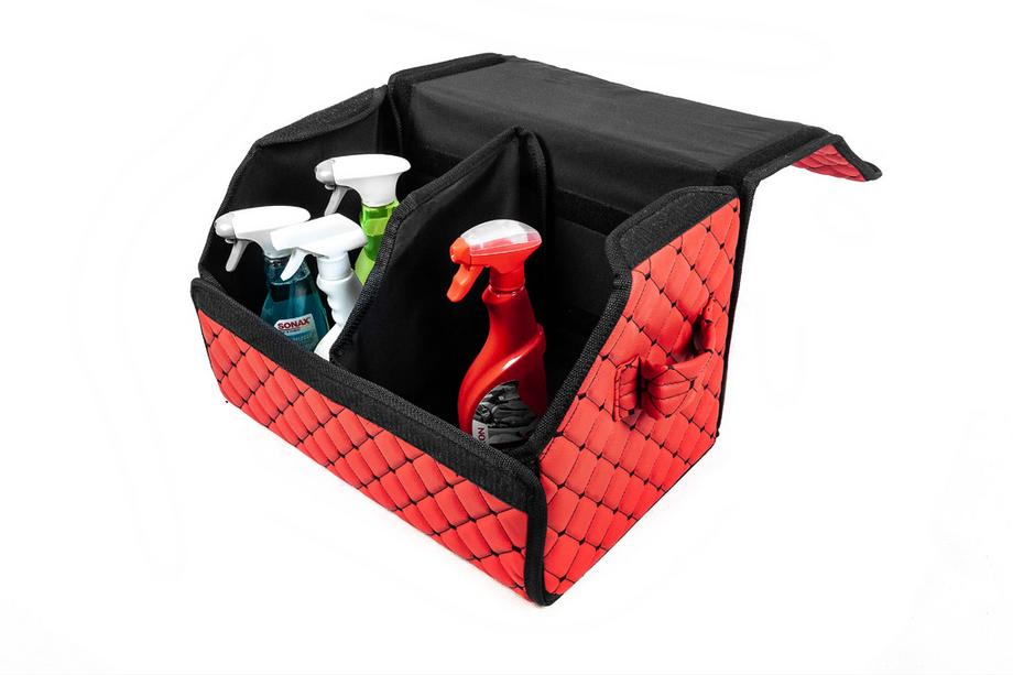Kofferraum-Organizer Tasche ECO (50x30x30, rot) Foto 2