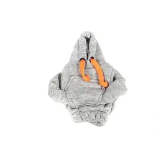 Schaltknauf Abdeckung Hoodie (grau, orange Kordel) Foto 3