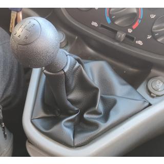 Fiat Doblo 2005-2010 Schalthebel und Schaltsack OEM 735424356 (schwarz) Foto 1