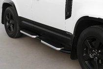 Land Rover Defender 2019- Seitliche Trittbretter OEM Silver (für 110/130, 2 Stk.) Foto 1