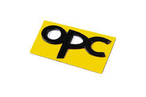 Opel Emblem OPC 36mm x 85mm (Schwarz) Foto 2