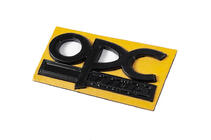 Opel Emblem OPC Line 32mm auf 85mm (Schwarz) Foto 2