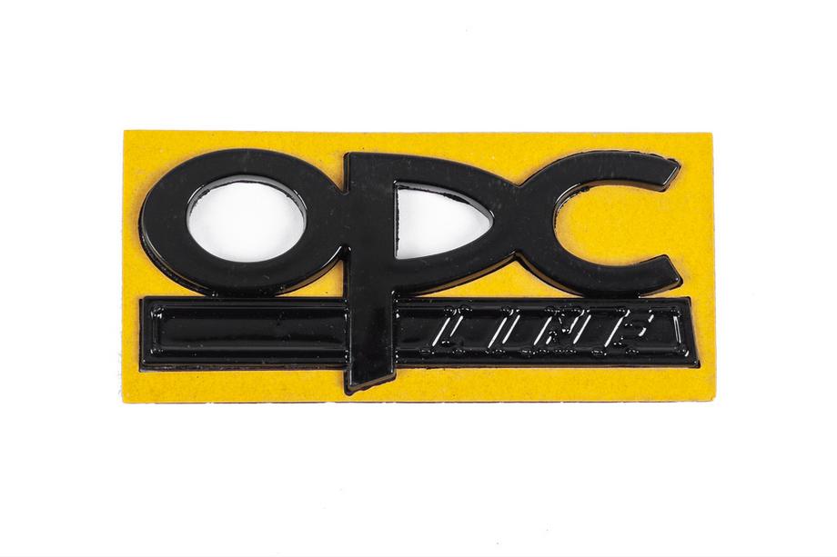 Opel Emblem OPC Line 32mm auf 85mm (Schwarz) Image