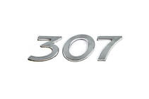 Peugeot 307 2001-2008 Schriftzug 307 (105mm x 30mm) Foto 1