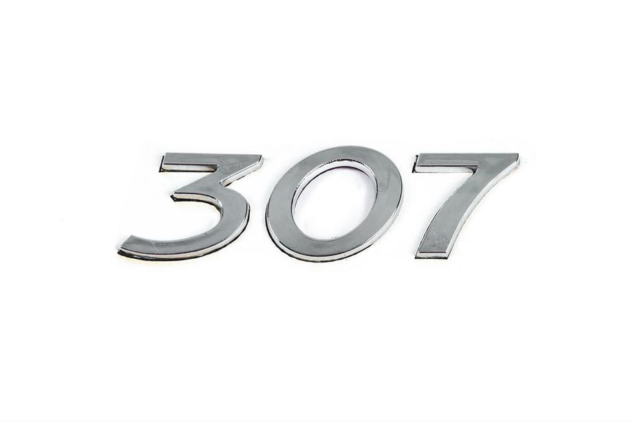 Peugeot 307 2001-2008 Schriftzug 307 (105mm x 30mm) Image