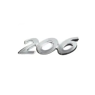 Emblem 206 (90mm x 25mm)