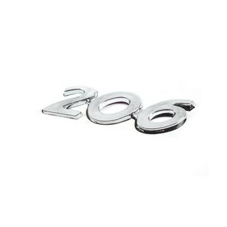 Emblem 206 (90mm x 25mm) Peugeot 206 1998-2024 Foto 2