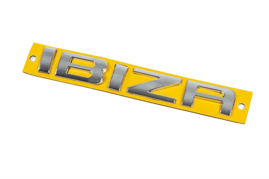 Seat Ibiza 2010-2017 Schriftzug Ibiza (125 mm x 18 mm) Image