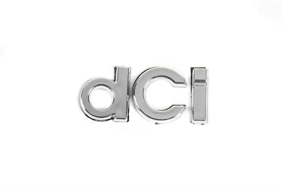 Renault Megane III 2009-2016 Emblem DCI 908894256R (55mm x 24mm) Image