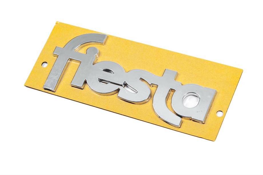Ford Fiesta 1995-2001 Schriftzug Fiesta YS61B42528AA (117mm x 52mm) Foto 2