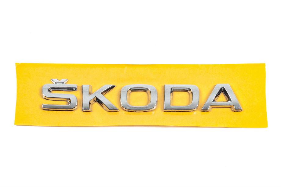 Skoda Schriftzug Skoda 5JA853687 (155mm x 27mm) Foto 1