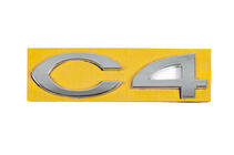 Citroen C-4 2004-2010 Schriftzug C4 8665.Y4 (108mm x 30mm) Foto 1
