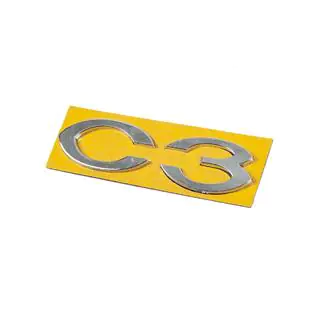 Schriftzug C3 (113mm x 30mm) Citroen C-3 2009–2016 Foto 2