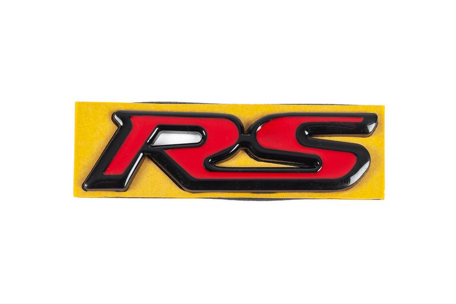 Honda Emblem RS rot-schwarz (95mm x 25mm) Foto 1