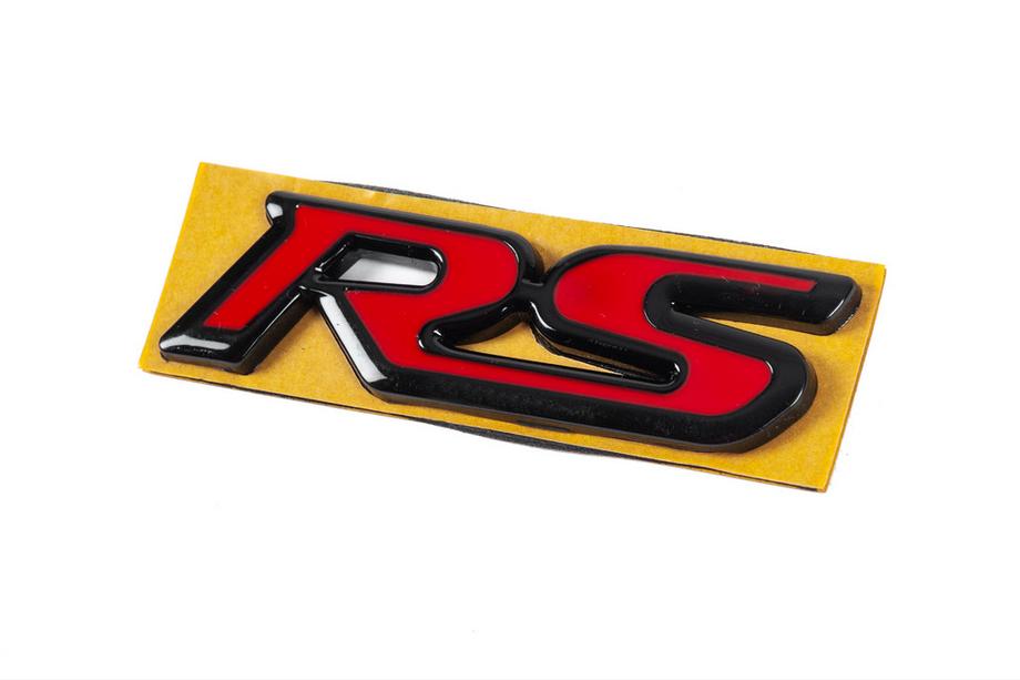 Honda Emblem RS rot-schwarz (95mm x 25mm) Foto 2