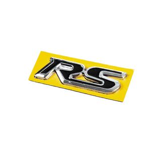 Emblem RS schwarz mit Chrom (95mm x 25mm) Foto 2