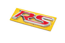 Honda Emblem RS rot mit Chrom (95mm x 25mm) Foto 2