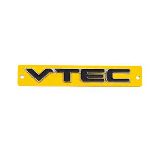 Emblem VTEC schwarz mit Chrom (110mm x 15mm) Foto 1