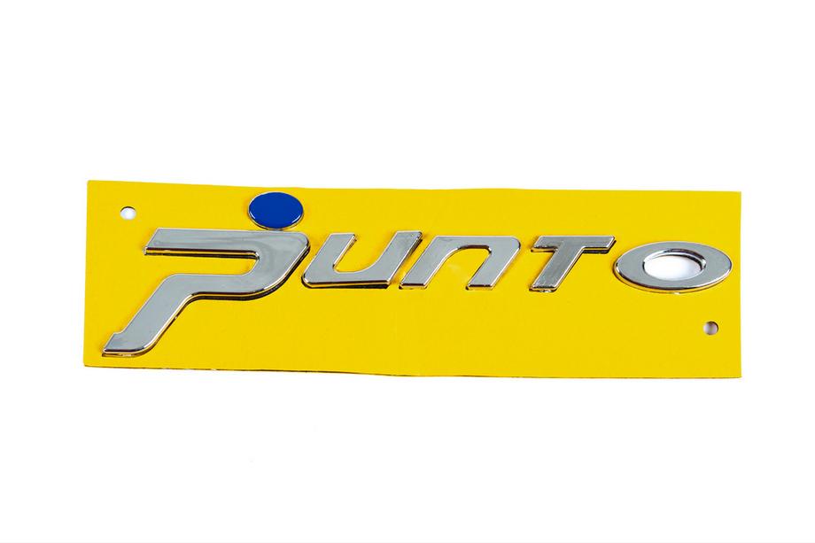 Fiat Punto Grande/EVO 2006-2018 Schriftzug Punto für Grande (blauer Punkt, 1518a) Image