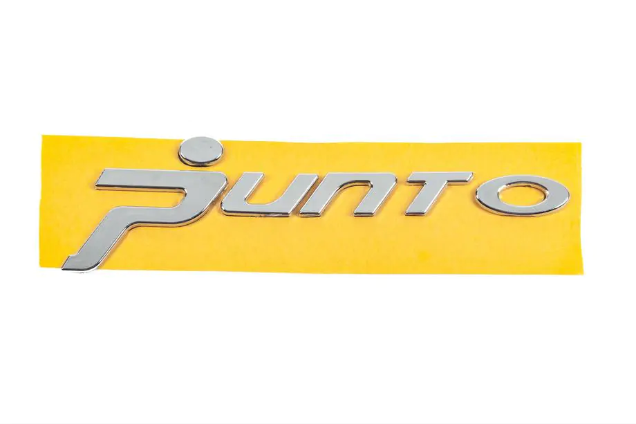 Fiat Punto Grande/EVO 2006-2018 Schriftzug Punto fuer Grande (Chrom Punkt, 1518) Image