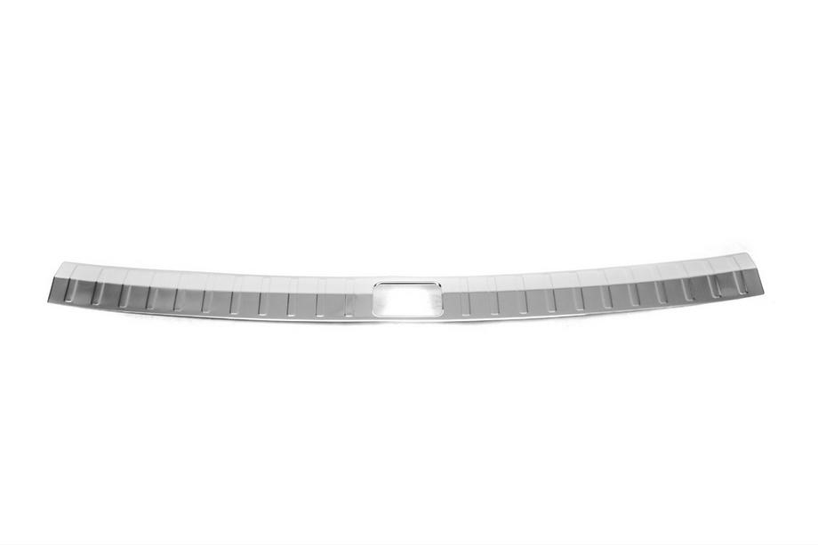Volkswagen Tiguan 2016-2023 Einstiegsleiste hinten Carmos matt (Edelstahl) Image