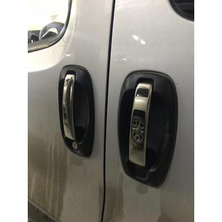 Chrom Türgriffblenden (4 Stk, Edelstahl) Peugeot Bipper 2008-2017 Foto 1