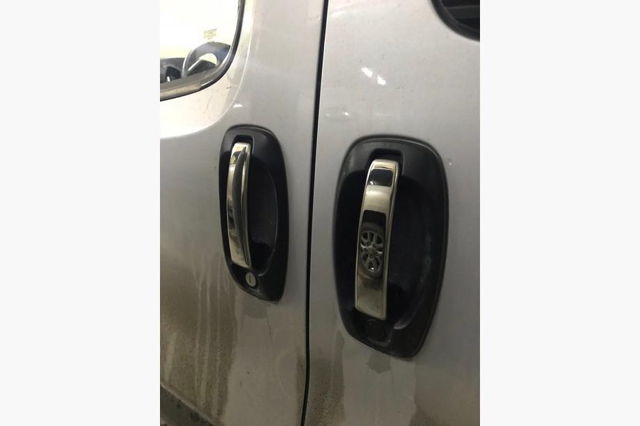Peugeot Bipper 2008-2017 Chrom Türgriffblenden (4 Stk, Edelstahl) OmsaLine - Italienischer Edelstahl Image