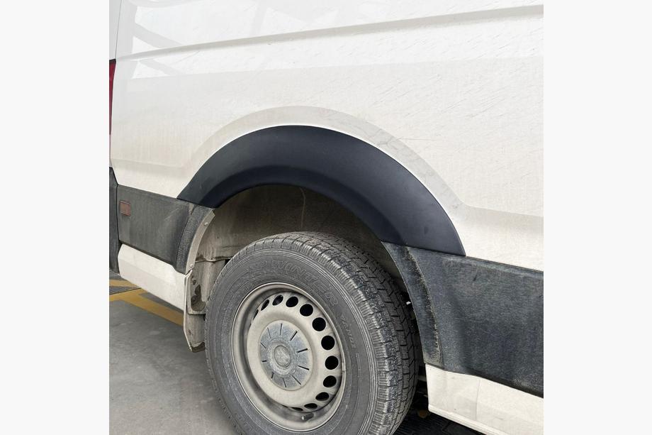Volkswagen Crafter 2016- Breite Radlaufverkleidungen (4 Stk, schwarz) Foto 4