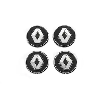 Schwarze Felgendeckel mit Ring 81568 (57mm auf 49mm, 4 Stk) Foto 2