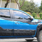Mitsubishi L200 2015-2024 Obere Türleisten 2019+ (6 Stk, ABS) Foto 1