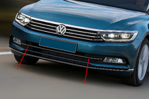 Volkswagen Jetta 2011-2018 Stoßstangengrill Abdeckungen 2014-2018 OmsaLine Edelstahl Foto 1