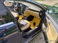 Tesla Model S 2012– EVA Fußmatten (2012-2021, beige) Foto 3